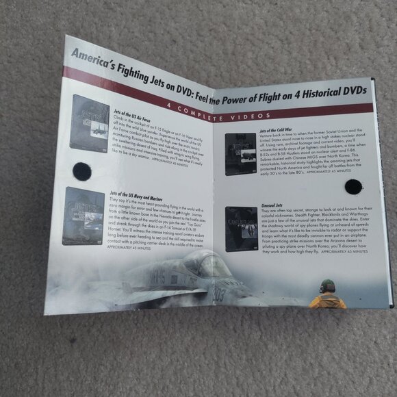 America's Fighting Jets 4 DVD's Air Force, Navy & Marines,Cold War Unusual Jets - Picture 6 of 8